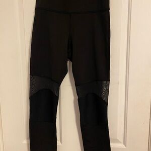 MICHI Black Mesh Leggings